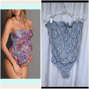 Missya maternity swimsuit size 38 paisley print